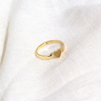 10k heart ring canada, buy 10k heart ring, heart pinky ring canada, gold pinky ring