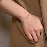 paperclip bracelet silver toronto