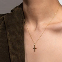 10k cross with chain canada, gold cross necklace canada, gold cross necklace toronto