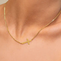 14k cross with chain canada, gold cross necklace canada, gold cross necklace toronto