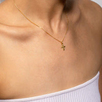 10k cross with chain canada, gold cross necklace canada, gold cross necklace toronto