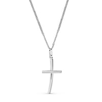 curvy silver cross, sterling silver cross canada