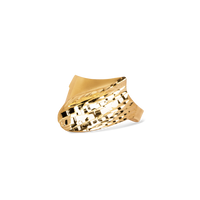 diamond cut gold ring canada