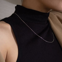 silver cable chain necklace toronto, 24 inch silver cable chain