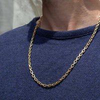 men's gold chains canada, real gold cable chain, solid cable chain 22 inches canada