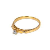 Heirloom CZ Ring | 10k Gold