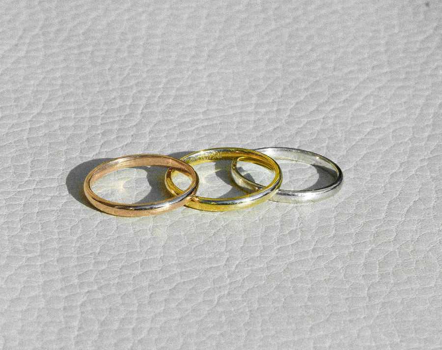 gold band ring, 10k gold band ring, 10k rose gold band ring