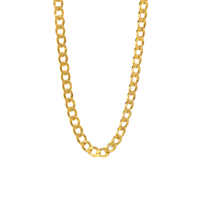 solid gold curb chain Canada, gold curb chain 5mm, mens gold chains canada