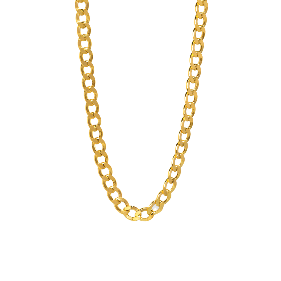 solid gold curb chain Canada, gold curb chain 5mm, mens gold chains canada