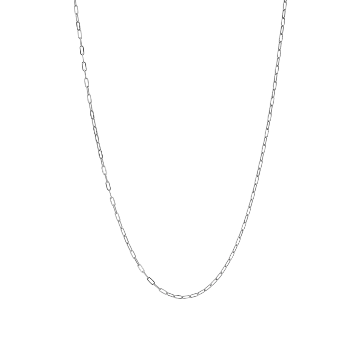 VAINON Cable Chain Necklace シルバー925 48cm Cable Chain Necklace