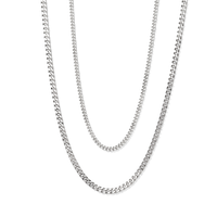 Curb Chain | Silver | 2-3mm | 16-28"