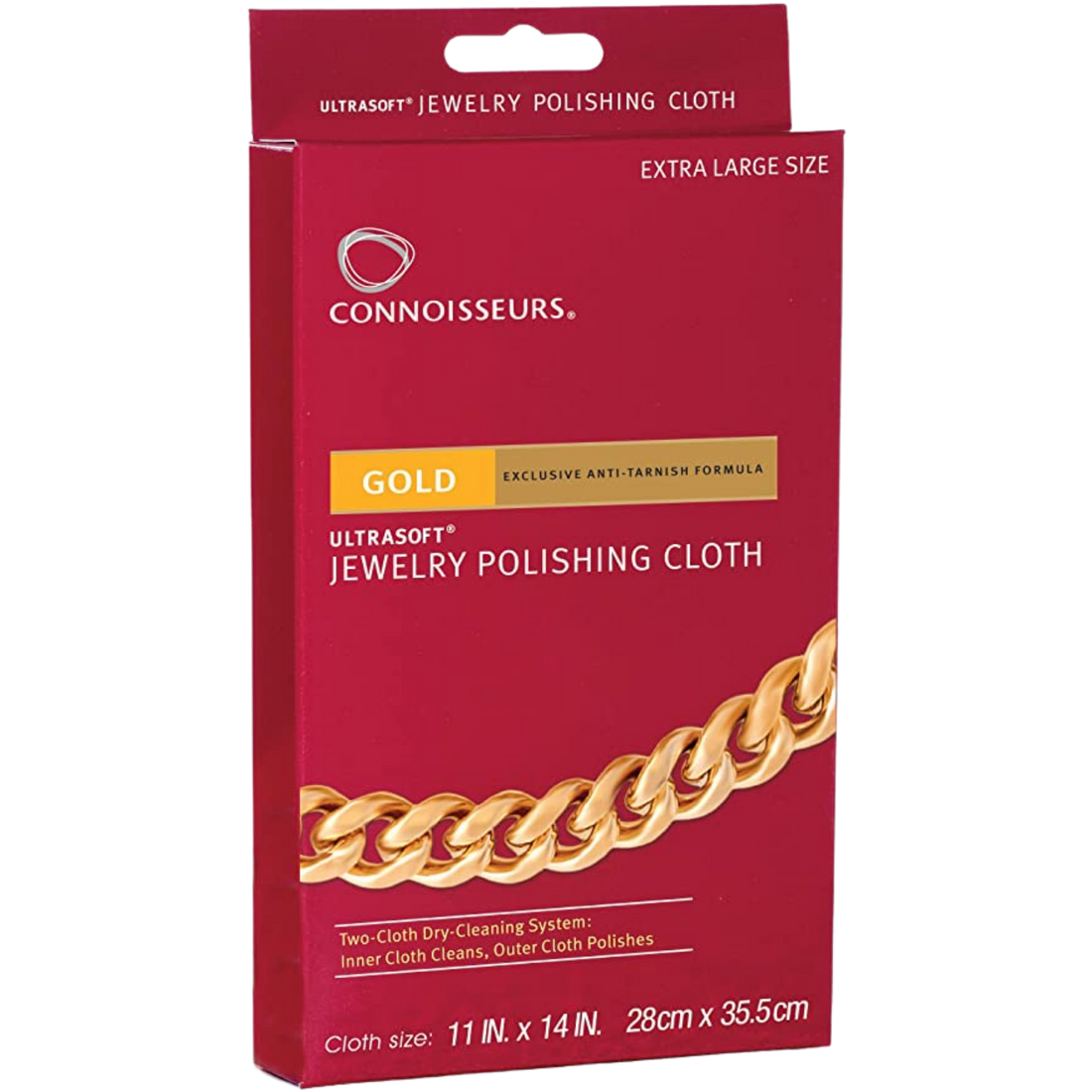 Connoisseurs Jewelry Polishing Cloth | Gold