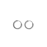 Small Hoops | Silver | 9mm