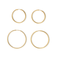 thin gold hoop earrings canada, minimal earrings