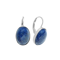 silver lapis dangle earrings canada, dangling lapis earrings toronto, hanging lapis silver earrings
