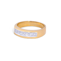 wide diamond wedding band canada