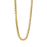 solid gold round box chain Canada, gold round box chain 5mm, solid gold chains man Canada