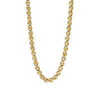 solid gold popcorn chain Canada, gold popcorn chain 5mm, solid gold chains man Canada