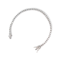 CZ Tennis Bracelet | Silver | 7"