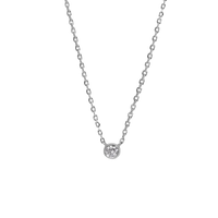 silver pendant choker, cz silver choker toronto, cz silver choker canada, chain choker silver canada, silver necklace womens canada