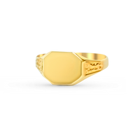 10k pinky ring, vintage signet ring canada, vintage 10k gold ring