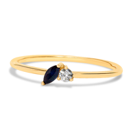 Mothers Ring 2 Stones, dainty birthstone ring, birthstone ring, dual birthstone ring, 2 birthstone ring, 2 stone mothers ring, mothers ring 2 stones