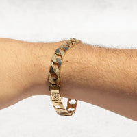 mens fancy gold curb chain, shop mens gold curb chain bracelet canada, gold curb chain bracelet