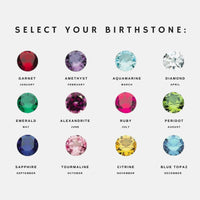 Birthstone Necklace | 10k Gold | 16-22"