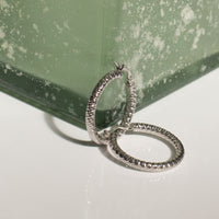 silver chunky hoops, sterling silver hoops chunky toronto