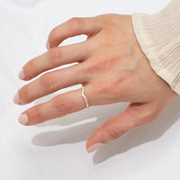 10k chevron wedding bands
