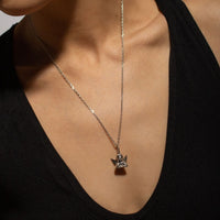 sterling silver cable chain necklace, silver cable chain necklace