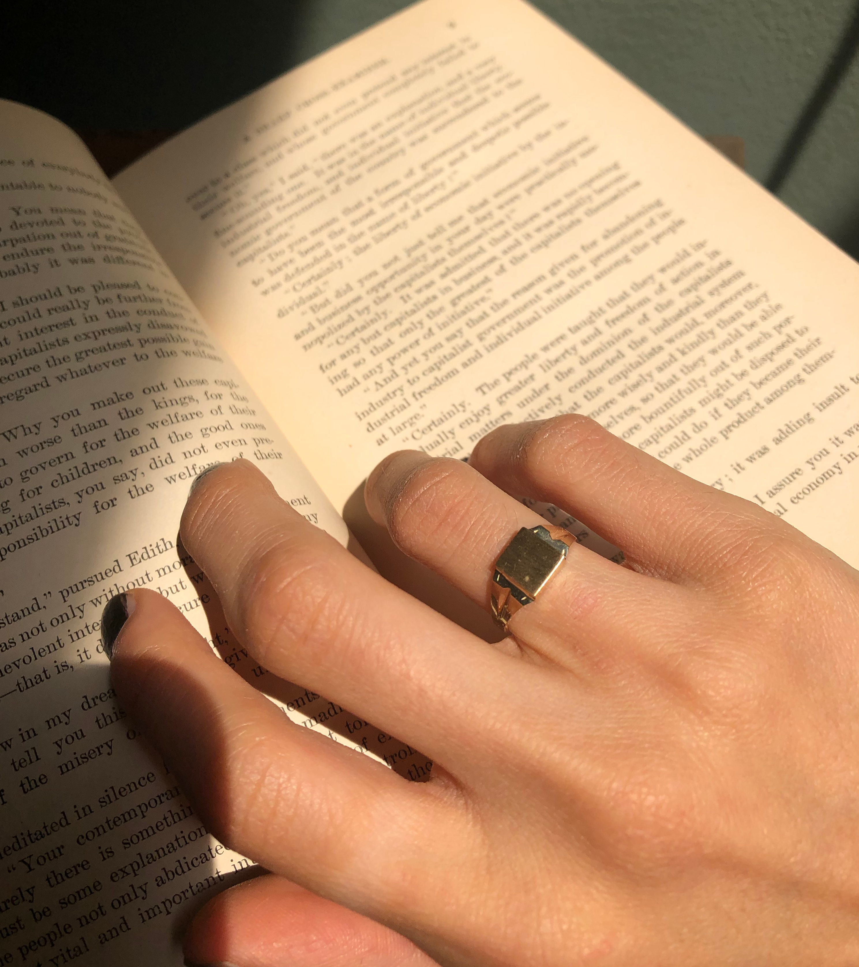 Low cost signet best sale rings