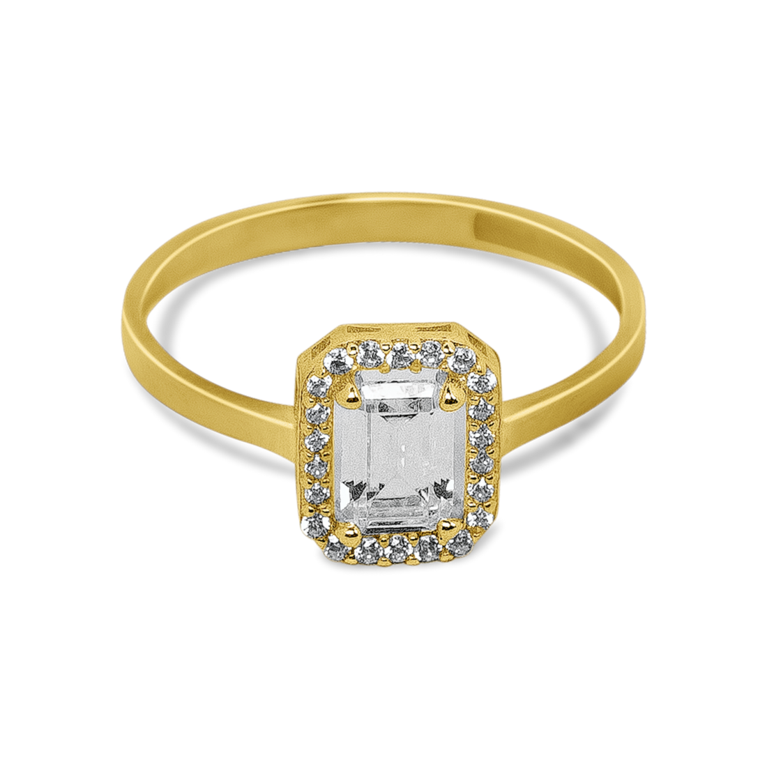 Heirloom CZ Ring | 10k Gold