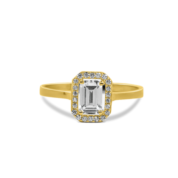 Heirloom CZ Ring | 10k Gold