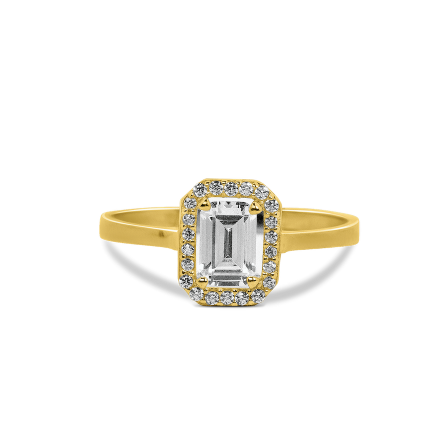 Heirloom CZ Ring | 10k Gold