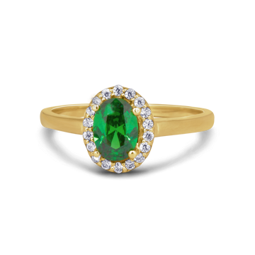 birthstone ring gold, birthstone halo ring, yellow gold birthstone ring, may birthstone ring