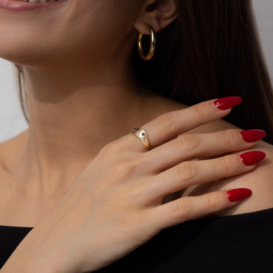 may birthstone ring, january ring