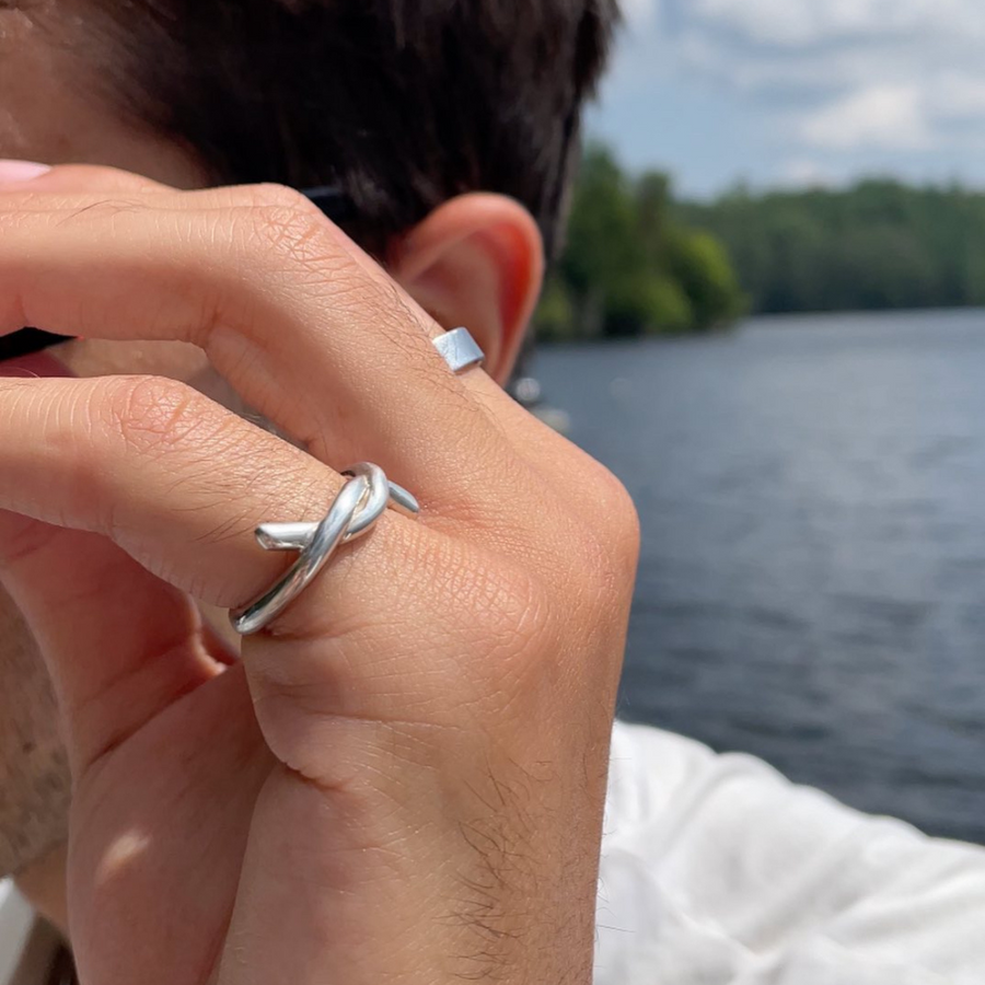 mens silver ring, mens sterling silver rings, mens silver pinky ring