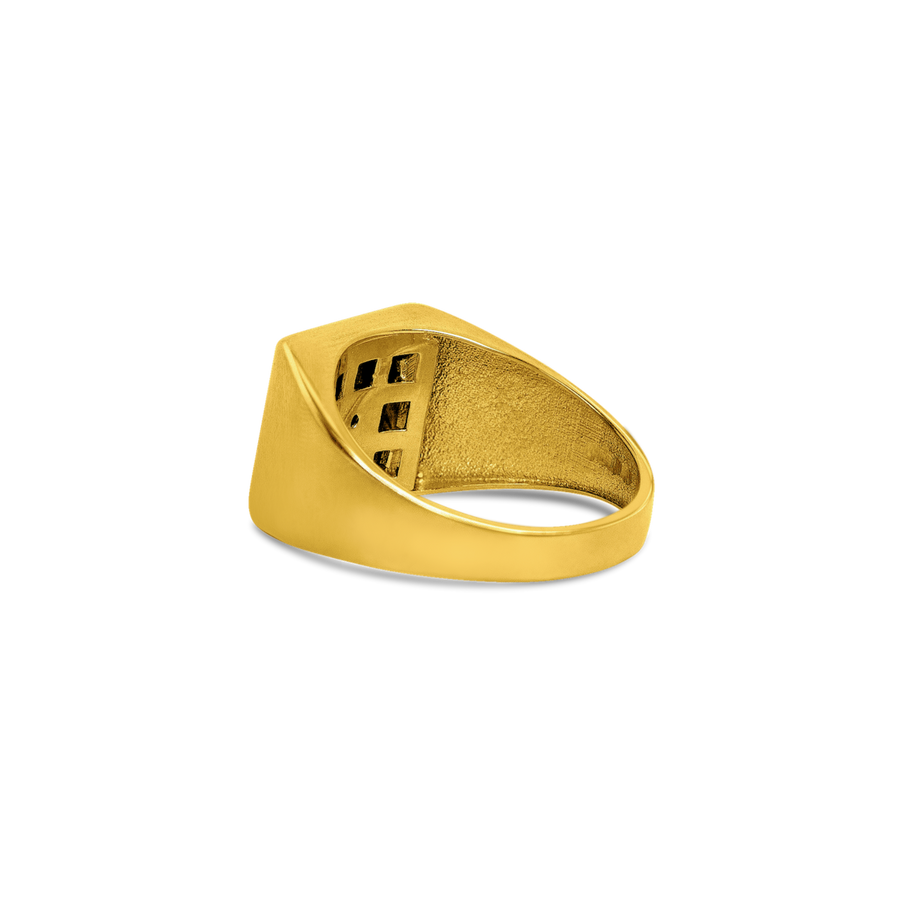 14k yellow gold onyx ring men’s