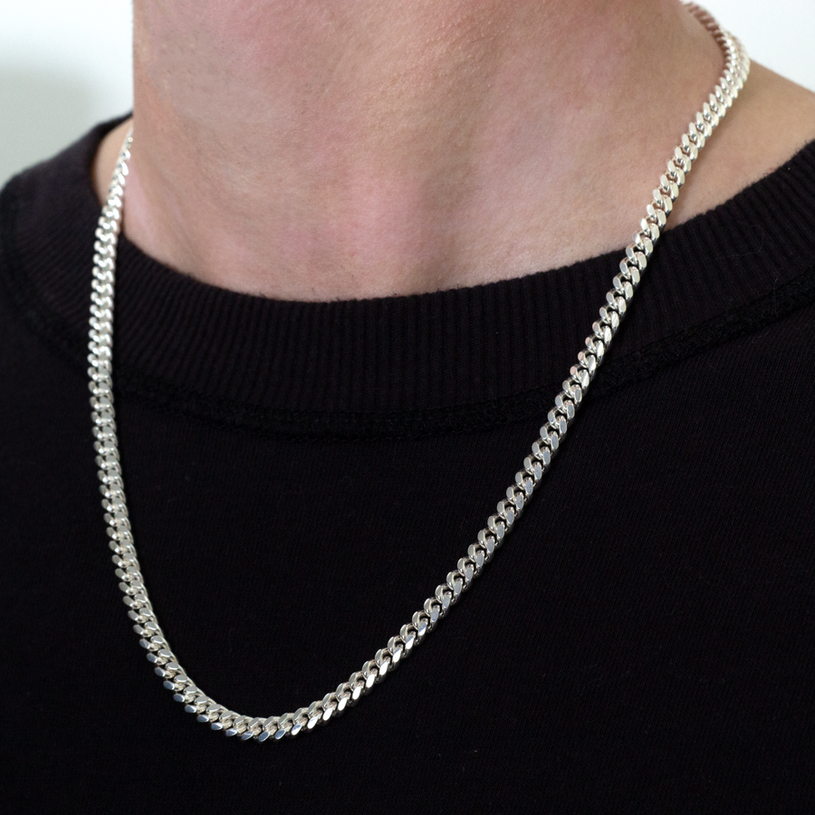 silver Cuban link chain Toronto