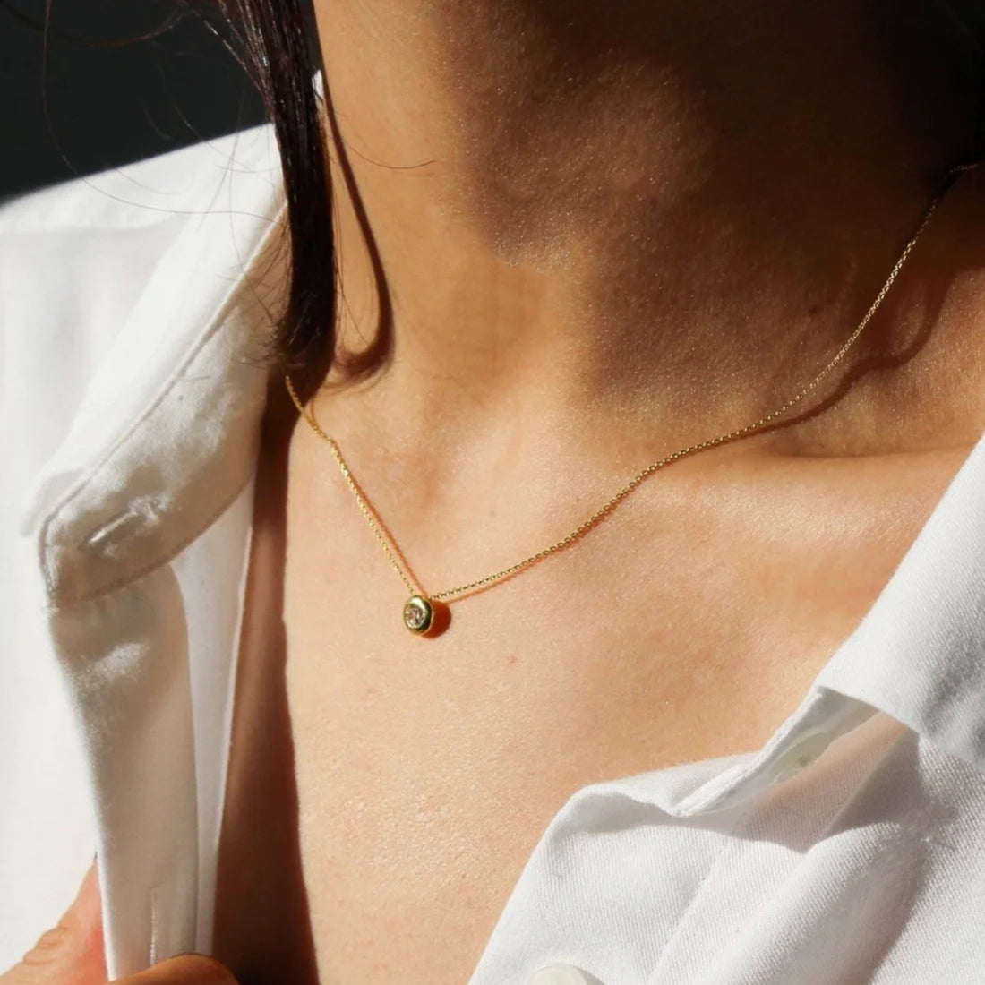 Essential Gold Necklace | 10k Gold | 16"