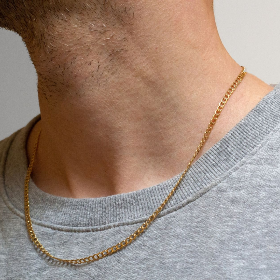 Basic Curb Chain | 10k Gold | 3.2mm | 16-24”
