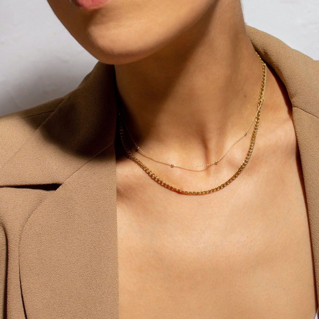 Basic Curb Chain | 10k Gold | 3.2mm | 16-24”