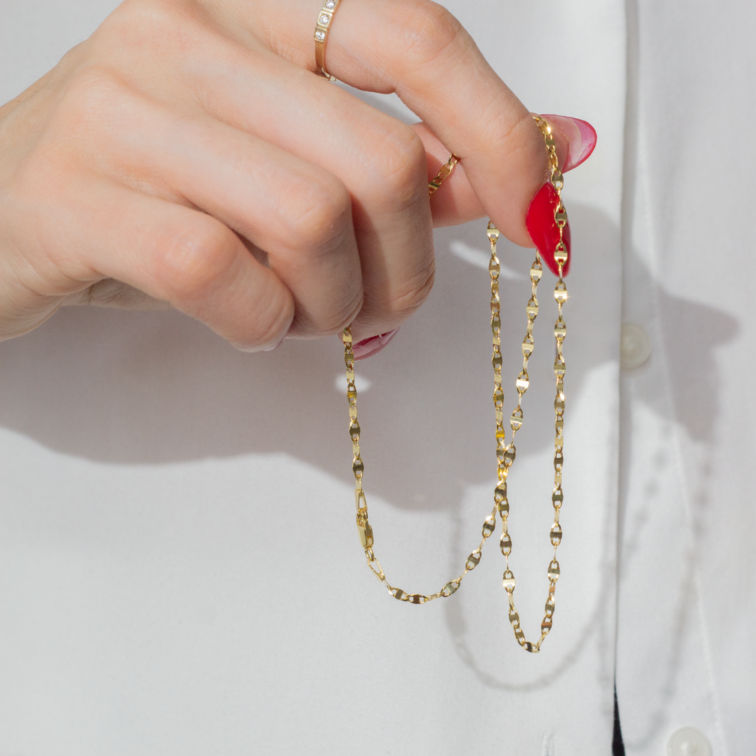 16 inch gold chain 14k