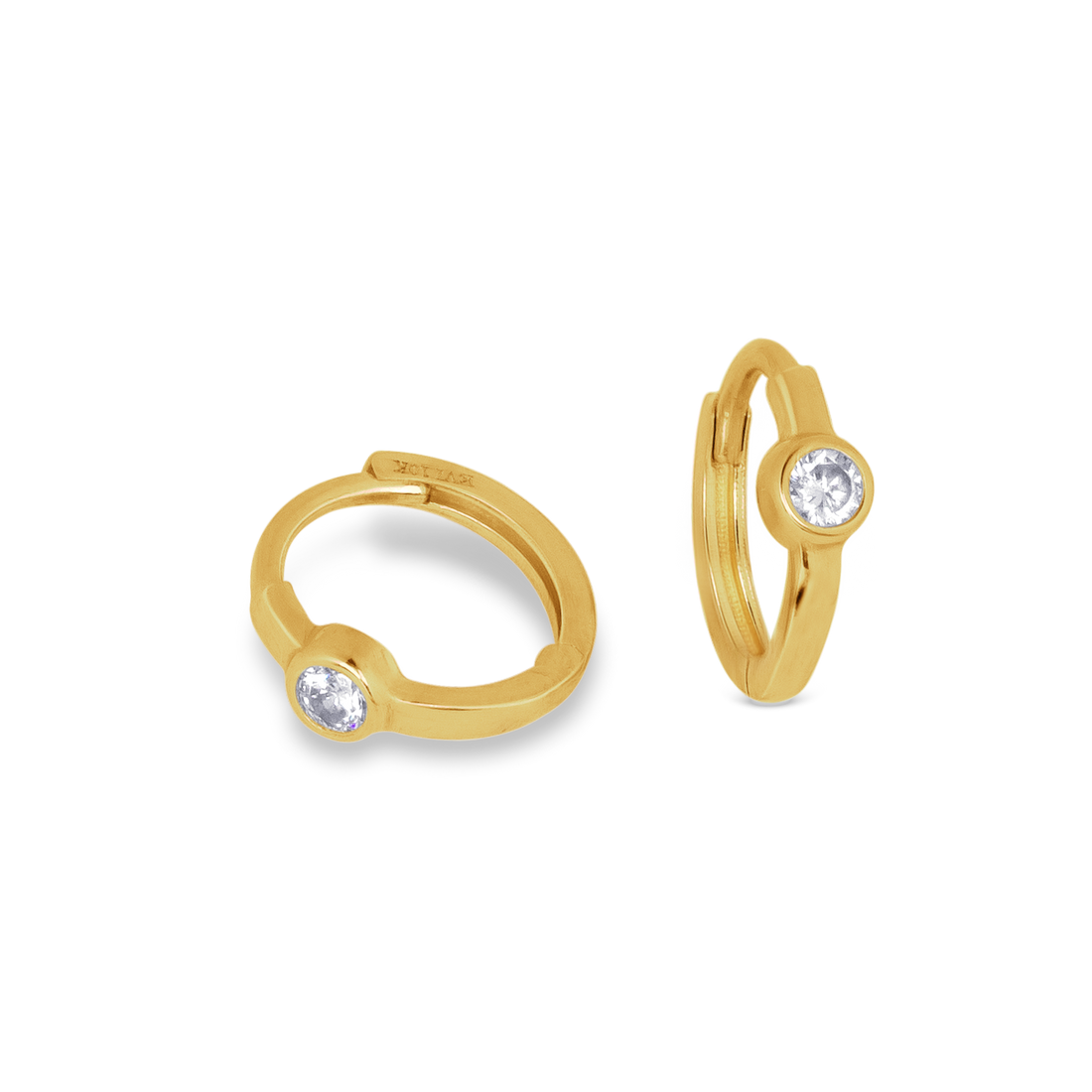 14k gold huggies, gold huggies earrings