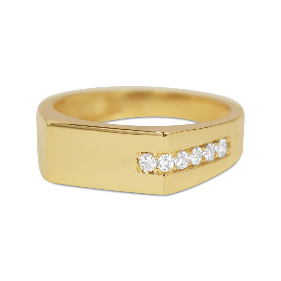 mens gold ring