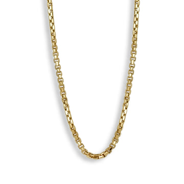 Round Box Chain | 10k Gold | 18–26"