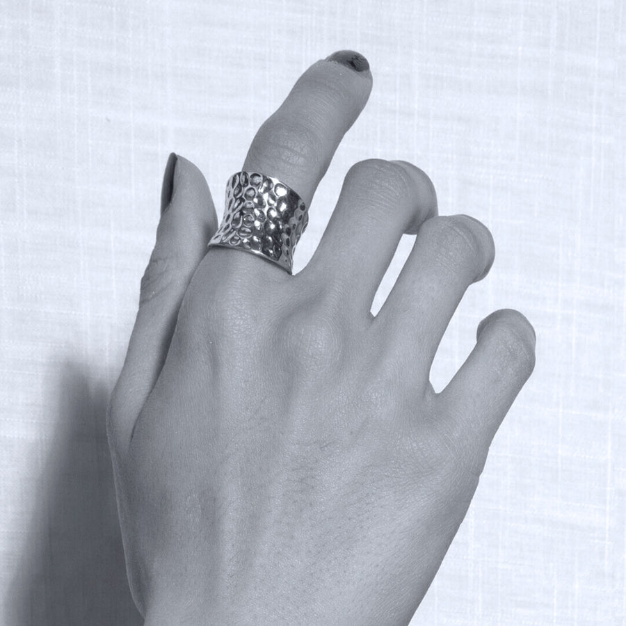 chunky silver ring, chunky boho silver ring, 925 sterling silver rings canada