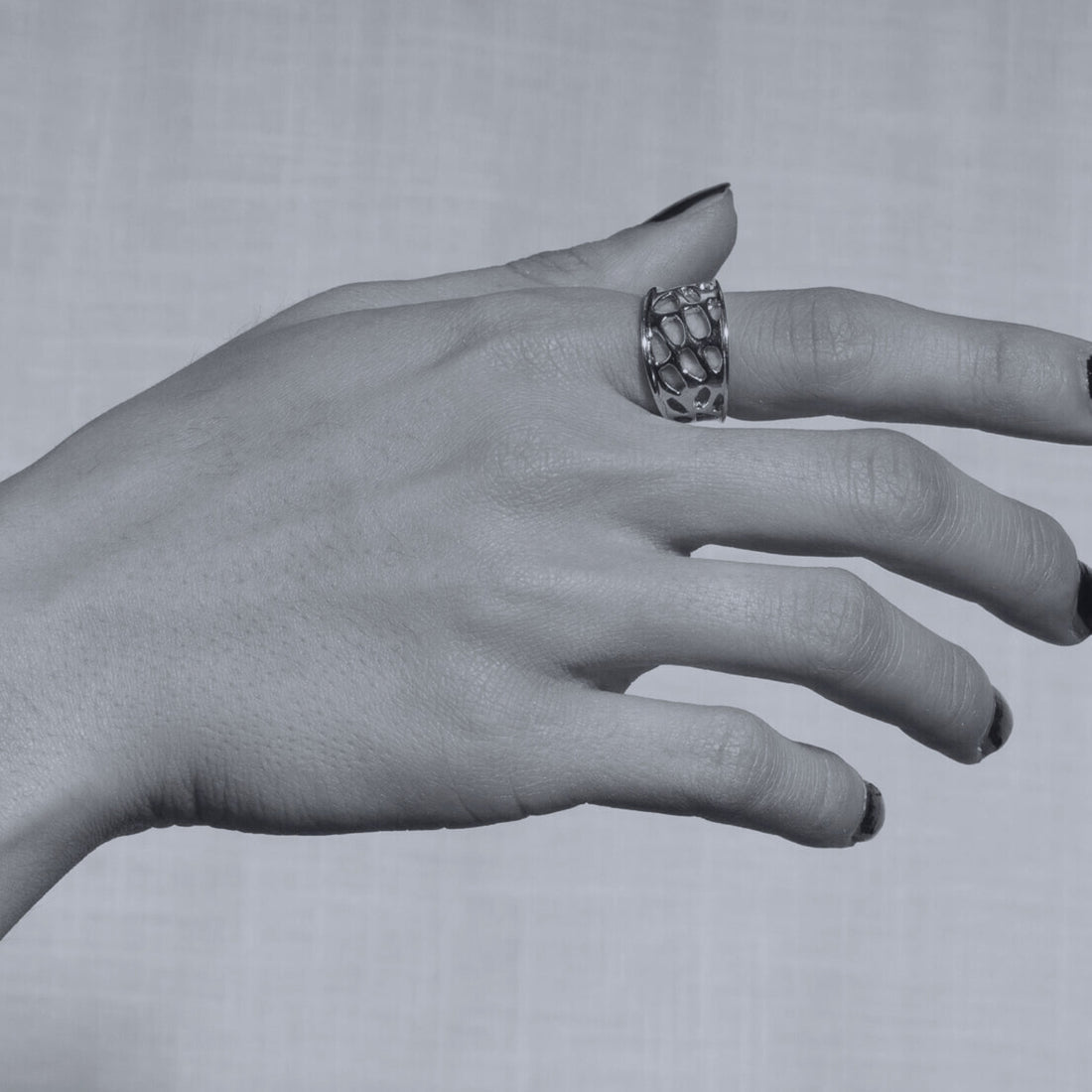 Contemporary silver ring, made in toronto chunky silver ring, boho silver ring, mejuri, toronto made silver jewellery, cheap toronto silver ring