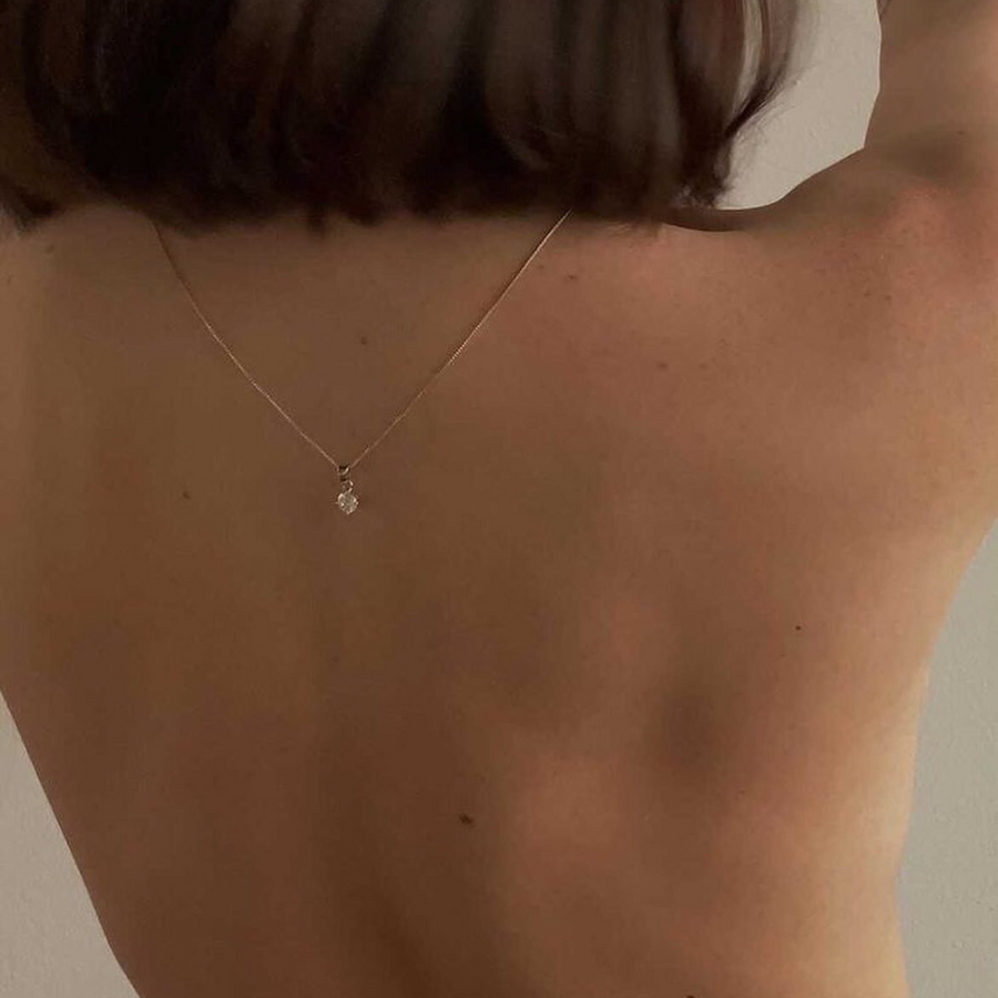 Dainty Silver Necklace | Silver | 16-22"